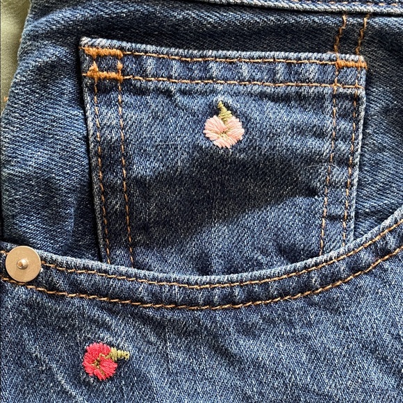 Madewell Embroidered Denim Mini Skirt - Picture 14 of 15